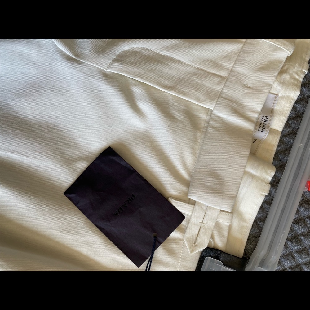 Brand new US size 2 authentic Prada pants unaltered with tags.